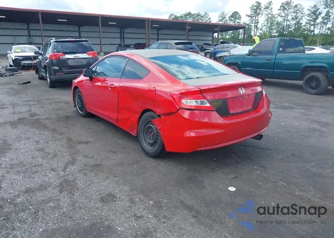 2012 Honda Civic Lx из США, поврежденный, VIN 2HGFG3B59CH529898